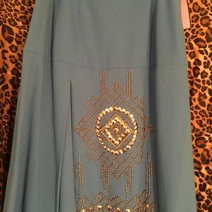 Tracy Reese skirt with gold embellishments